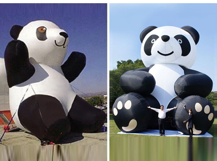 海南熊猫活动卡通气模
